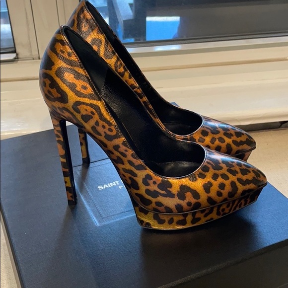 Saint Laurent leopard heels - Picture 3 of 7